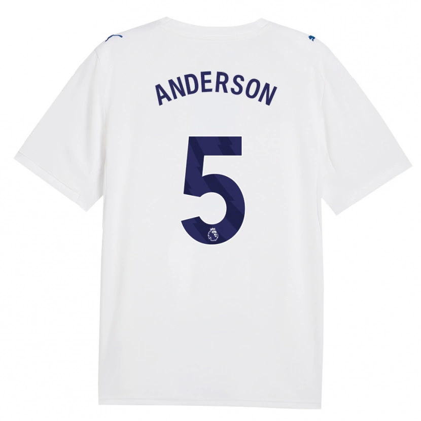 Danxen Dames Elliot Anderson #5 Marine Wit Thuisshirt Derde Tenue 2026/27 T-Shirt België