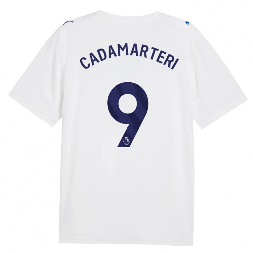 Danxen Dames Caelan Cadamarteri #9 Marine Wit Thuisshirt Derde Tenue 2026/27 T-Shirt België
