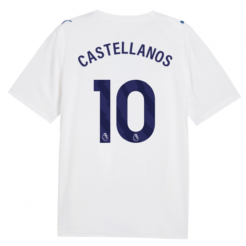 Danxen Dames Deyna Castellanos #10 Marine Wit Thuisshirt Derde Tenue 2026/27 T-Shirt België