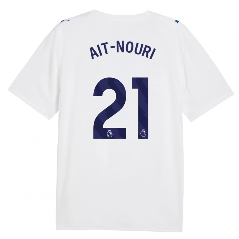 Danxen Dames Rayan Aït-Nouri #21 Marine Wit Thuisshirt Derde Tenue 2026/27 T-Shirt België