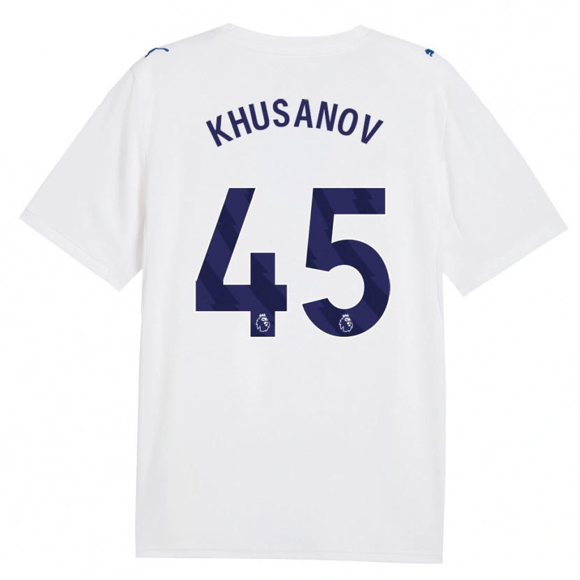 Danxen Dames Abdukodir Khusanov #45 Marine Wit Thuisshirt Derde Tenue 2026/27 T-Shirt België