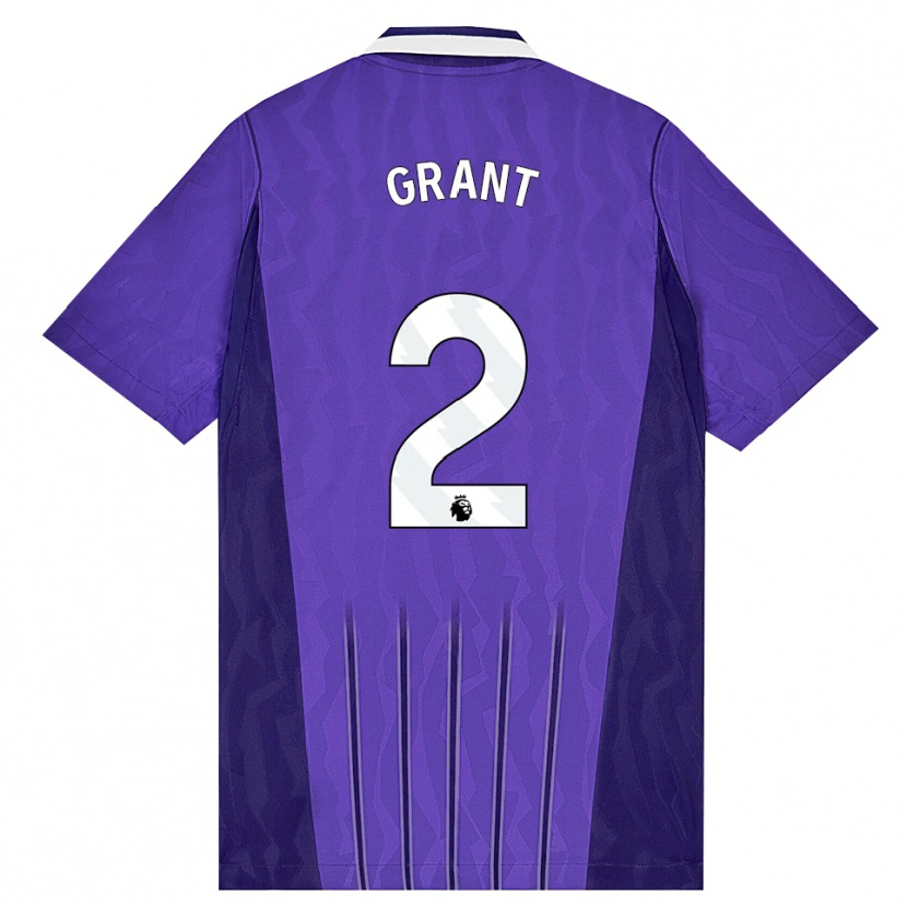 Danxen Dames Charlotte Grant #2 Paars Wit Thuisshirt Derde Tenue 2026/27 T-Shirt België