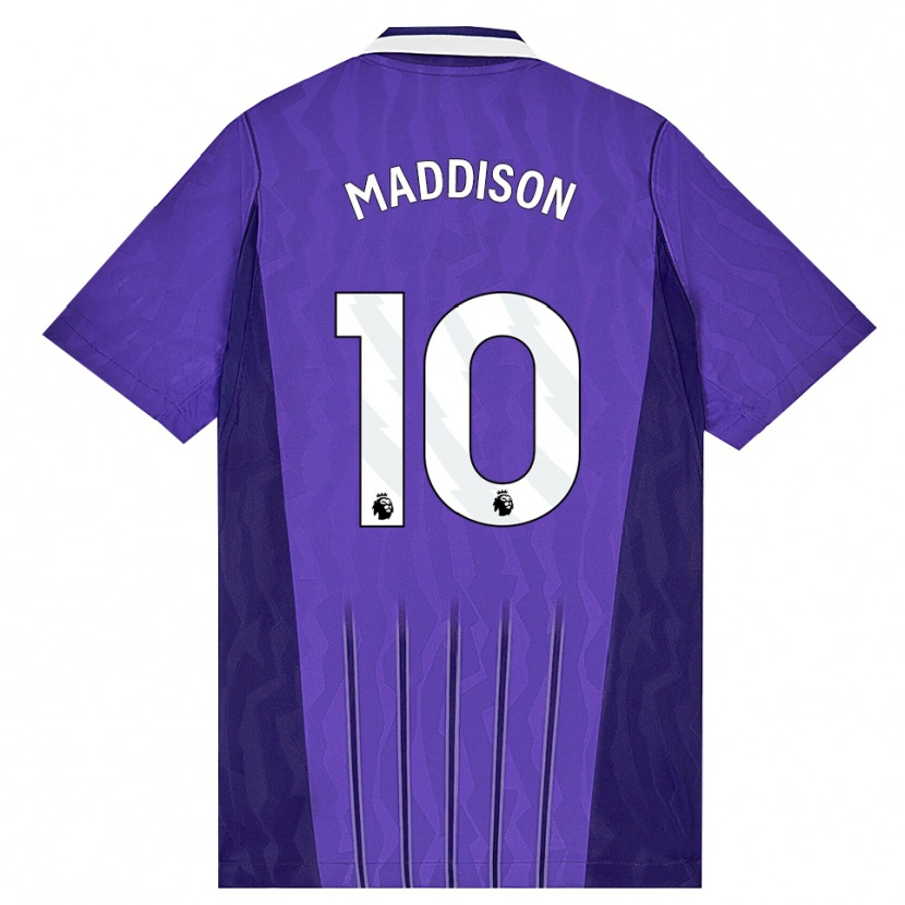 Danxen Dames James Maddison #10 Paars Wit Thuisshirt Derde Tenue 2026/27 T-Shirt België