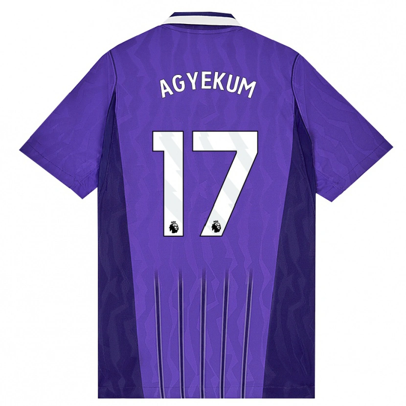 Danxen Dames Ezra Agyekum #17 Paars Wit Thuisshirt Derde Tenue 2026/27 T-Shirt België