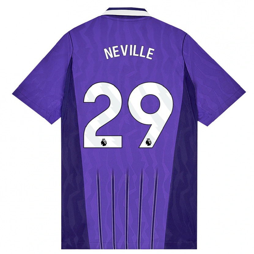 Danxen Dames Ashleigh Neville #29 Paars Wit Thuisshirt Derde Tenue 2026/27 T-Shirt België