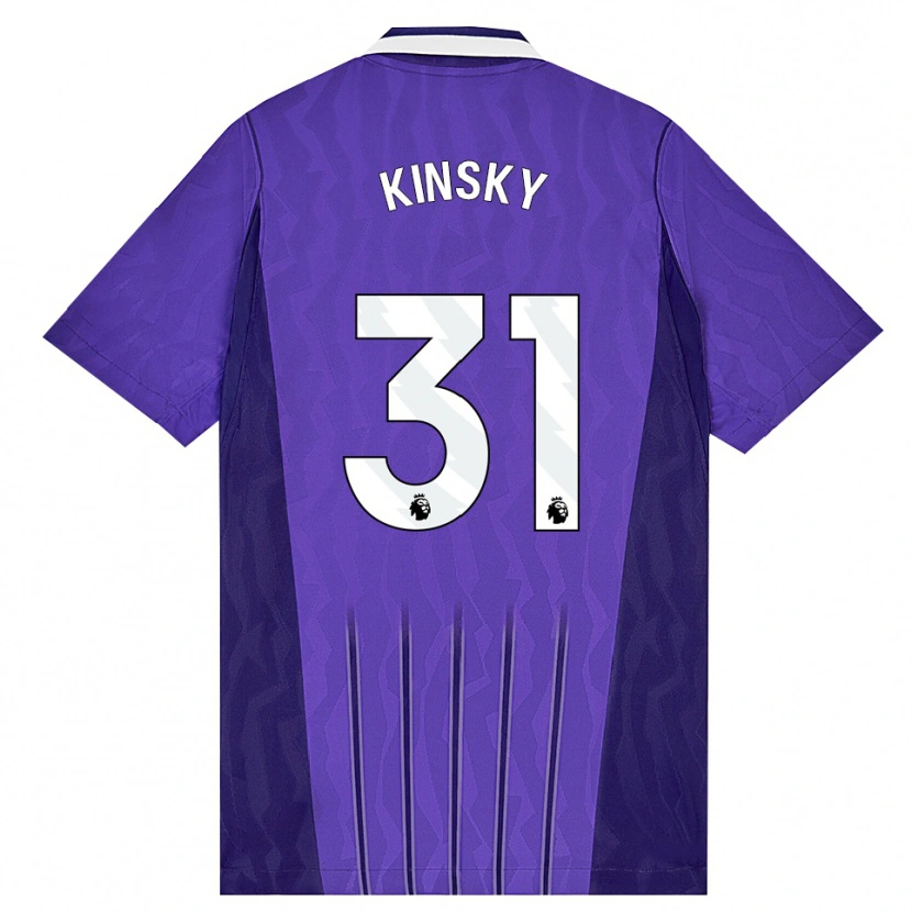 Danxen Dames Antonín Kinský #31 Paars Wit Thuisshirt Derde Tenue 2026/27 T-Shirt België