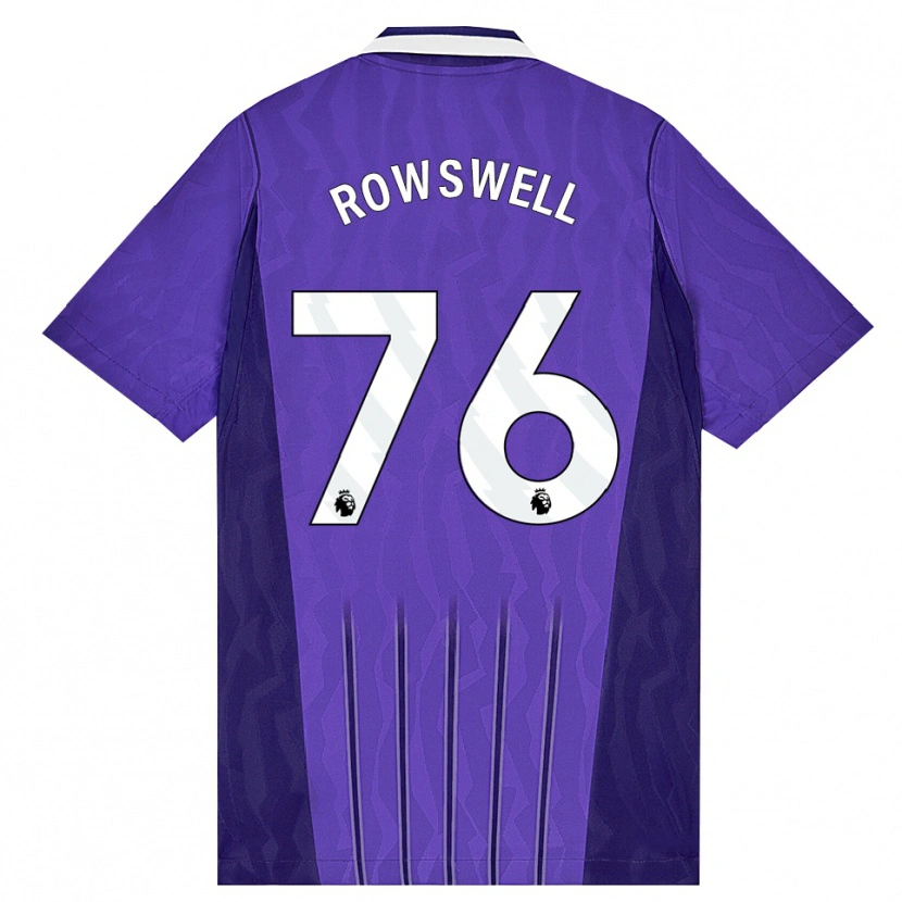 Danxen Dames James Rowswell #76 Paars Wit Thuisshirt Derde Tenue 2026/27 T-Shirt België