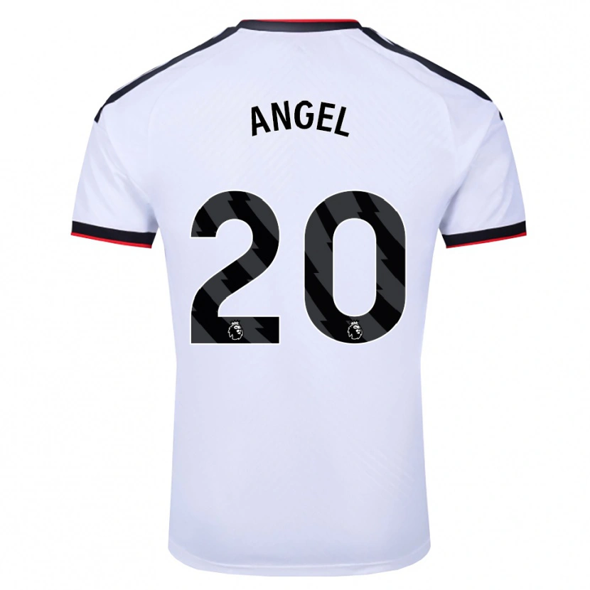 Danxen Dames Manuel Ángel #20 Wit Zwart Rood Thuisshirt Thuistenue 2026/27 T-Shirt België