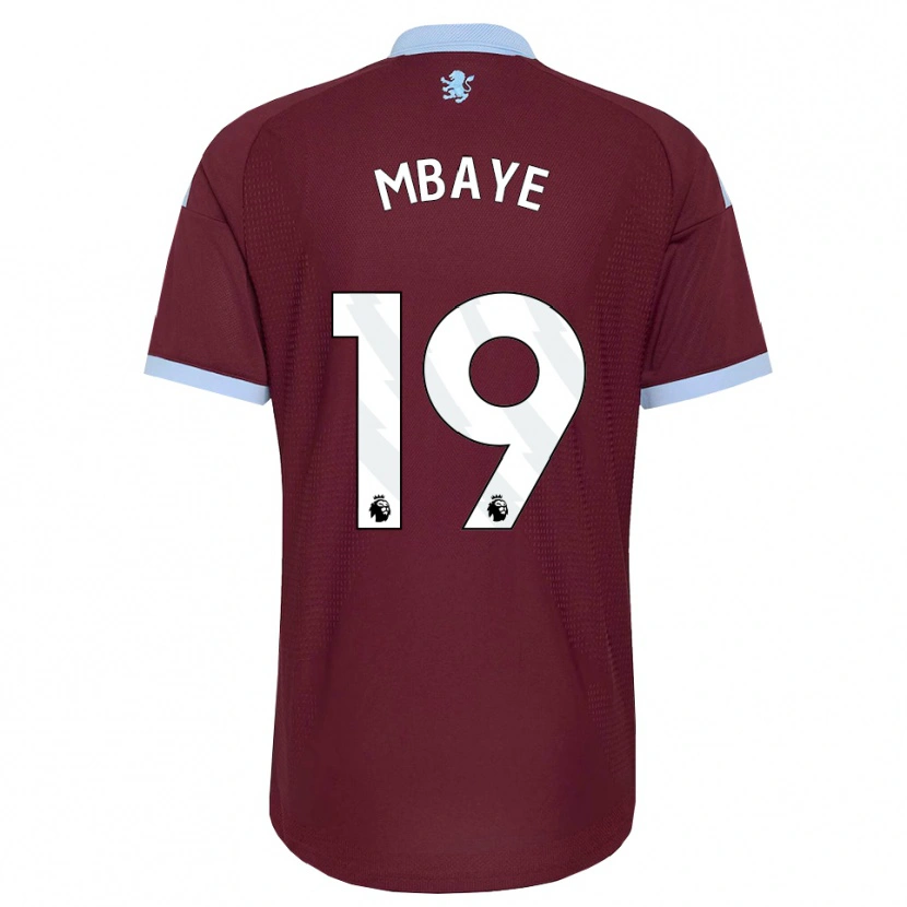 Danxen Dames Ibrahim Mbaye #19 Korenbloemblauw Bordeaux Thuisshirt Thuistenue 2026/27 T-Shirt België
