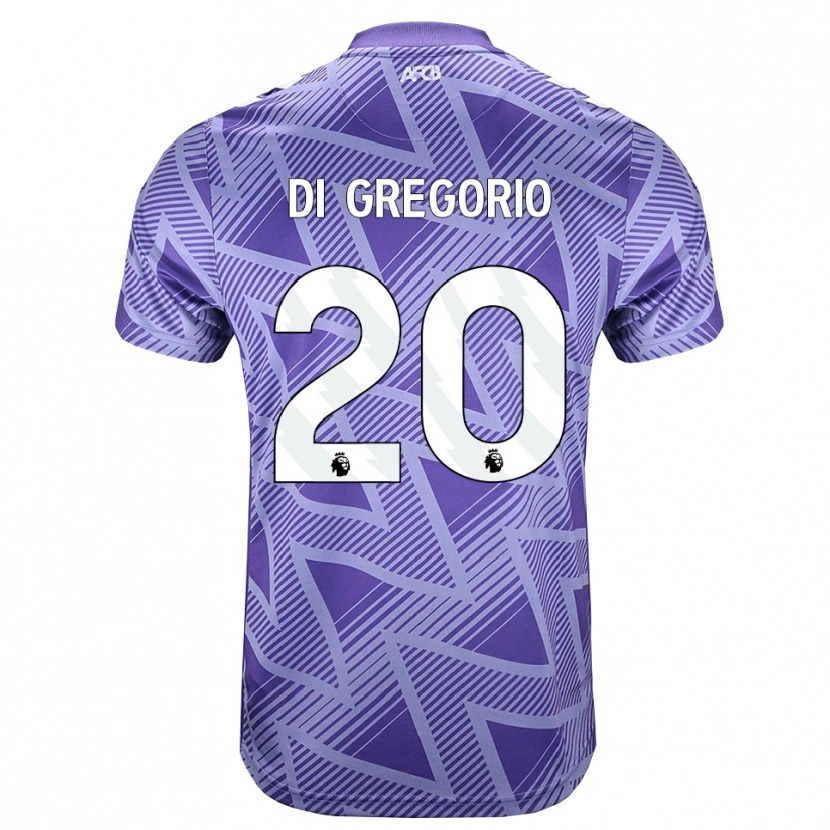 Danxen Dames Michele Di Gregorio #20 Licht Violet Rood Wit Uitshirt Uittenue 2026/27 T-Shirt België