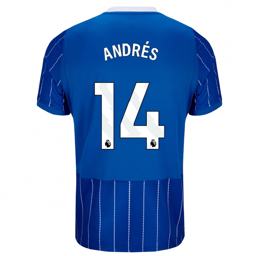 Danxen Dames Chema Andrés #14 Mediumblauw Wit Thuisshirt Thuistenue 2026/27 T-Shirt België