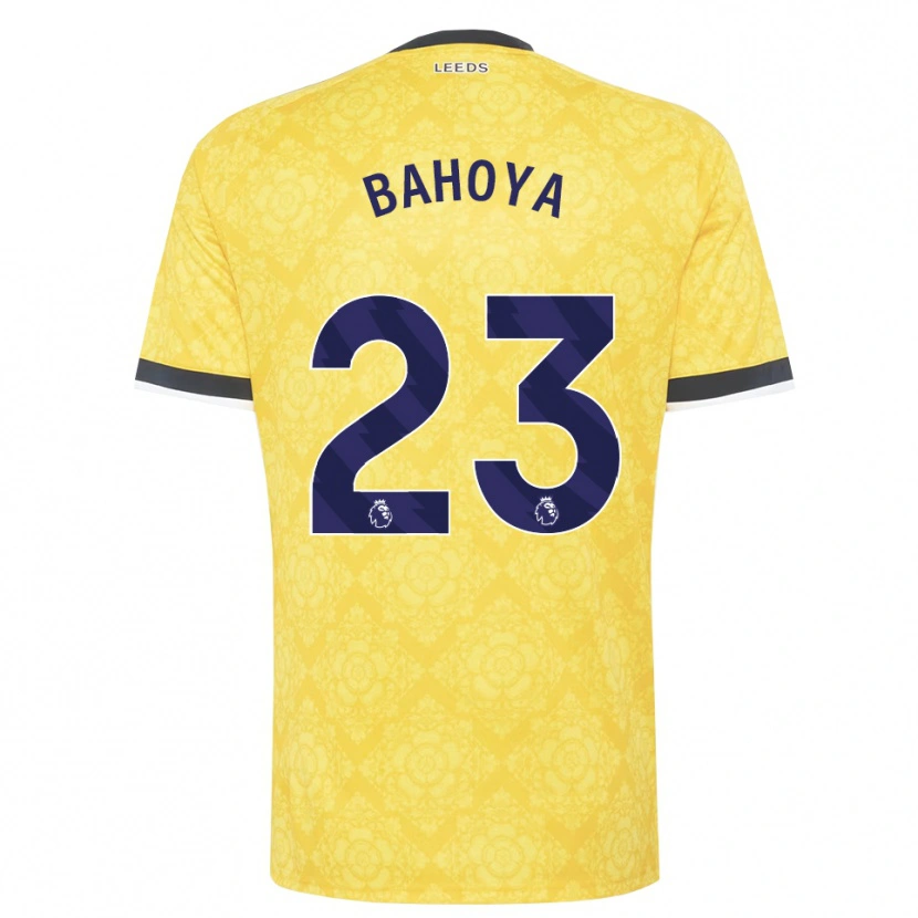 Danxen Dames Jean-Mattéo Bahoya #23 Geel Wit Zwart Uitshirt Uittenue 2026/27 T-Shirt België