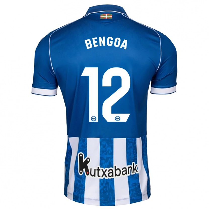 Danxen Kinderen Nerea Bengoa #12 Blauw Wit Zwart Thuisshirt Thuistenue 2026/27 T-Shirt België
