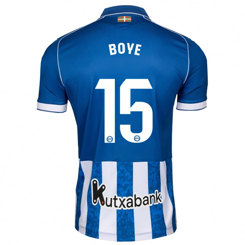 Danxen Kinderen Lucas Boyé #15 Blauw Wit Zwart Thuisshirt Thuistenue 2026/27 T-Shirt België