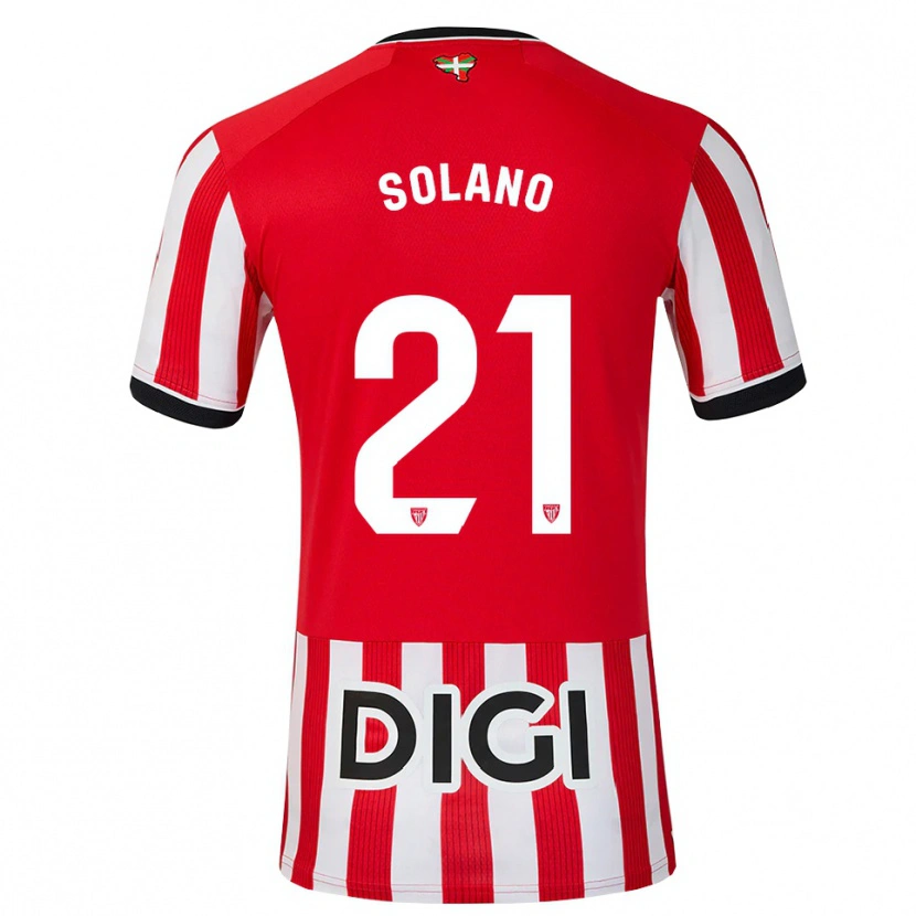 Danxen Kinderen Bibiane Schulze-Solano #21 Rood Zwart Wit Thuisshirt Thuistenue 2026/27 T-Shirt België
