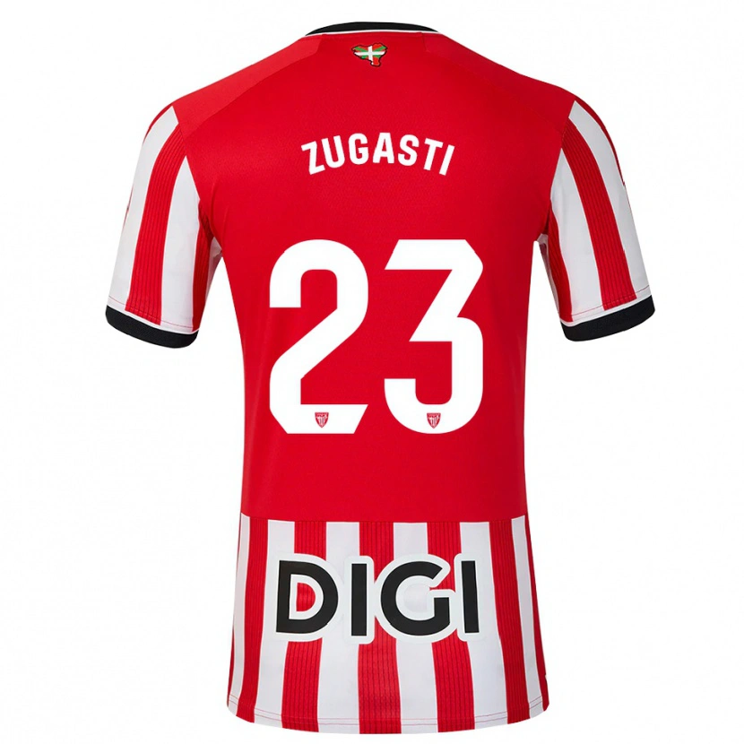 Danxen Kinderen Patricia Zugasti Oses #23 Rood Zwart Wit Thuisshirt Thuistenue 2026/27 T-Shirt België
