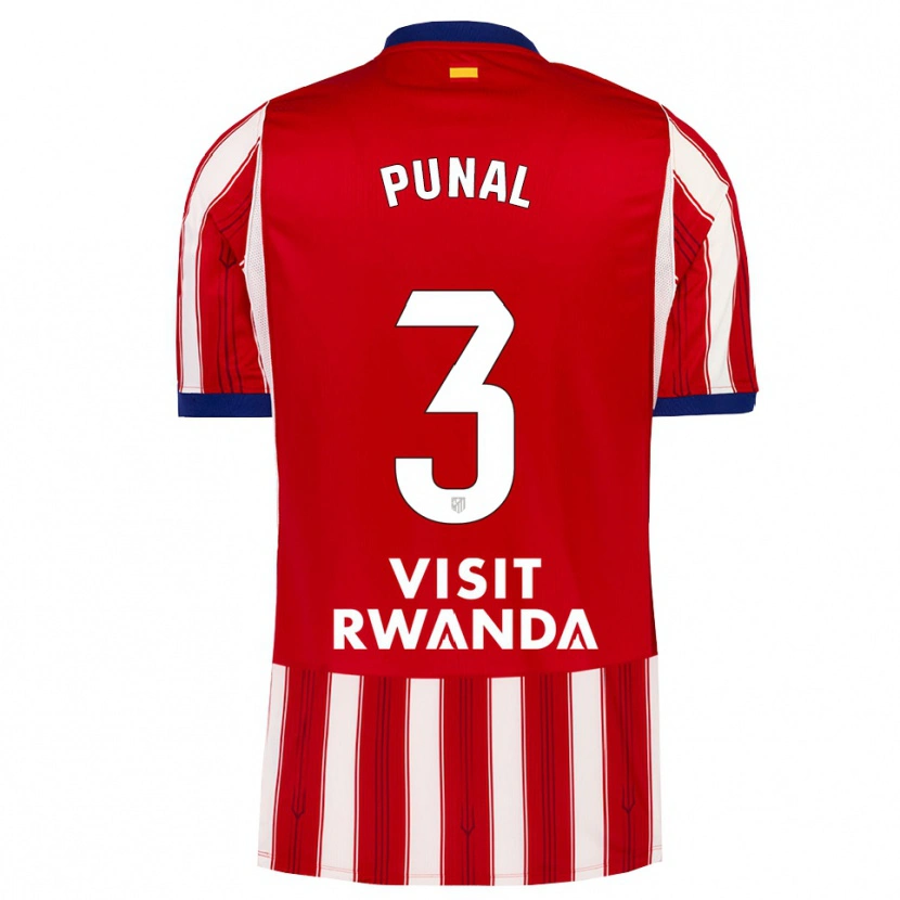 Danxen Kinderen Aitor Punal #3 Koninklijk Blauw Rood Wit Thuisshirt Thuistenue 2026/27 T-Shirt België