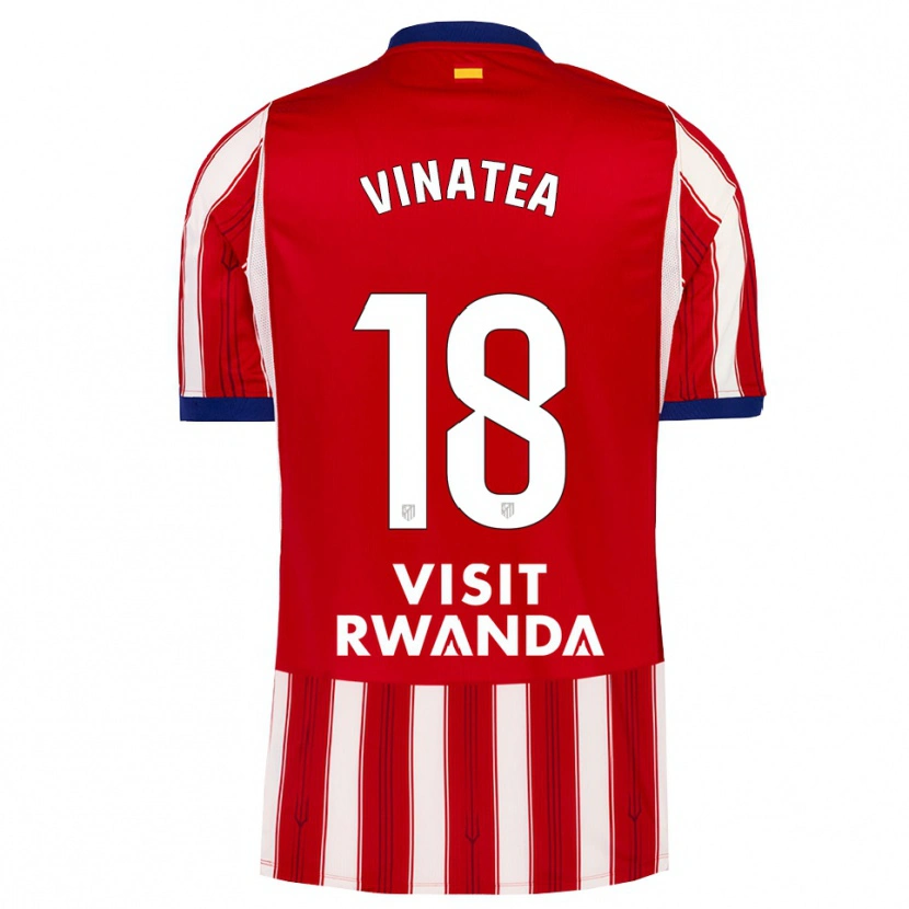 Danxen Kinderen Sergio Vinatea #18 Koninklijk Blauw Rood Wit Thuisshirt Thuistenue 2026/27 T-Shirt België
