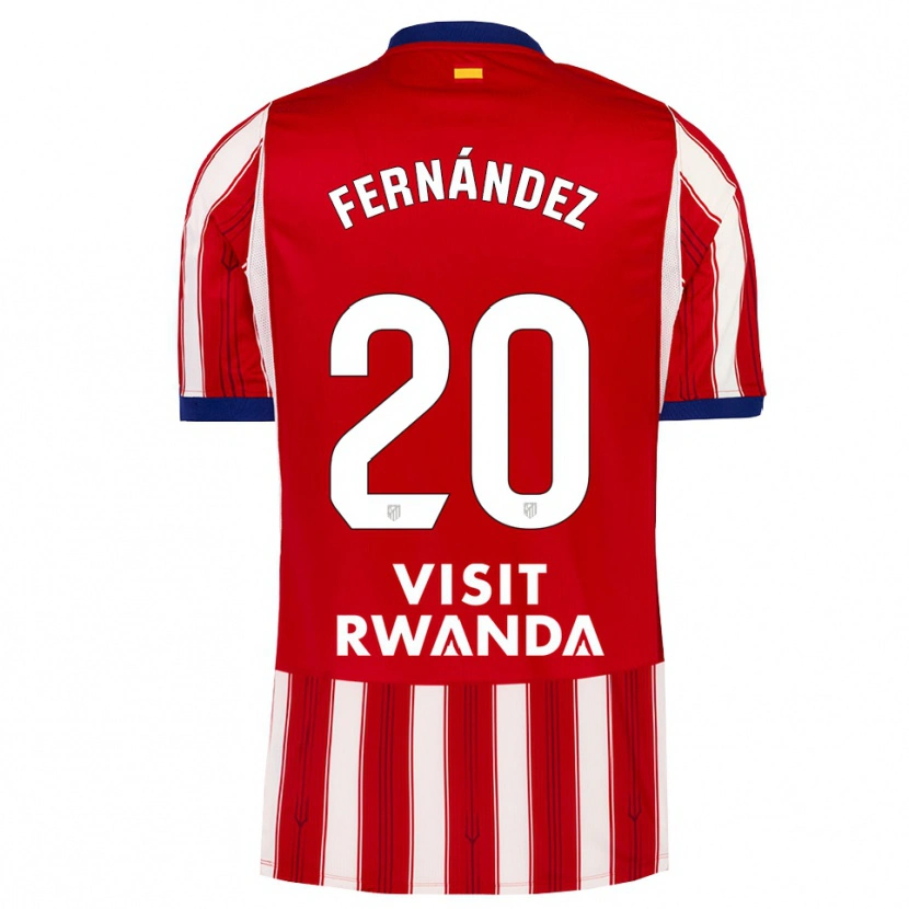 Danxen Kinderen Mattías Fernández #20 Koninklijk Blauw Rood Wit Thuisshirt Thuistenue 2026/27 T-Shirt België