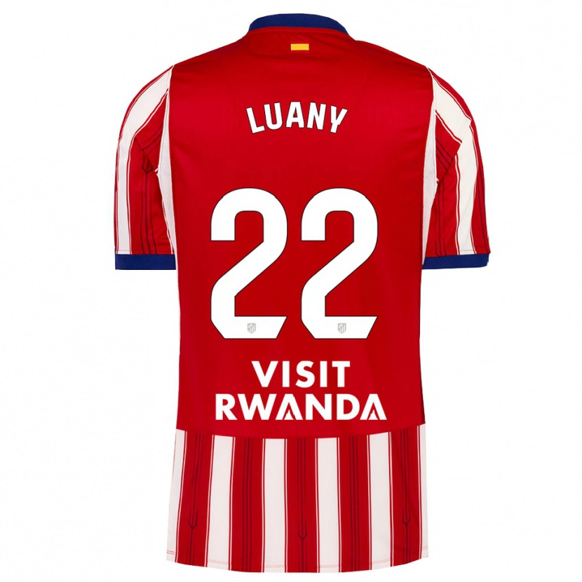 Danxen Kinderen Luany Vitória Da Silva Rosa #22 Koninklijk Blauw Rood Wit Thuisshirt Thuistenue 2026/27 T-Shirt België