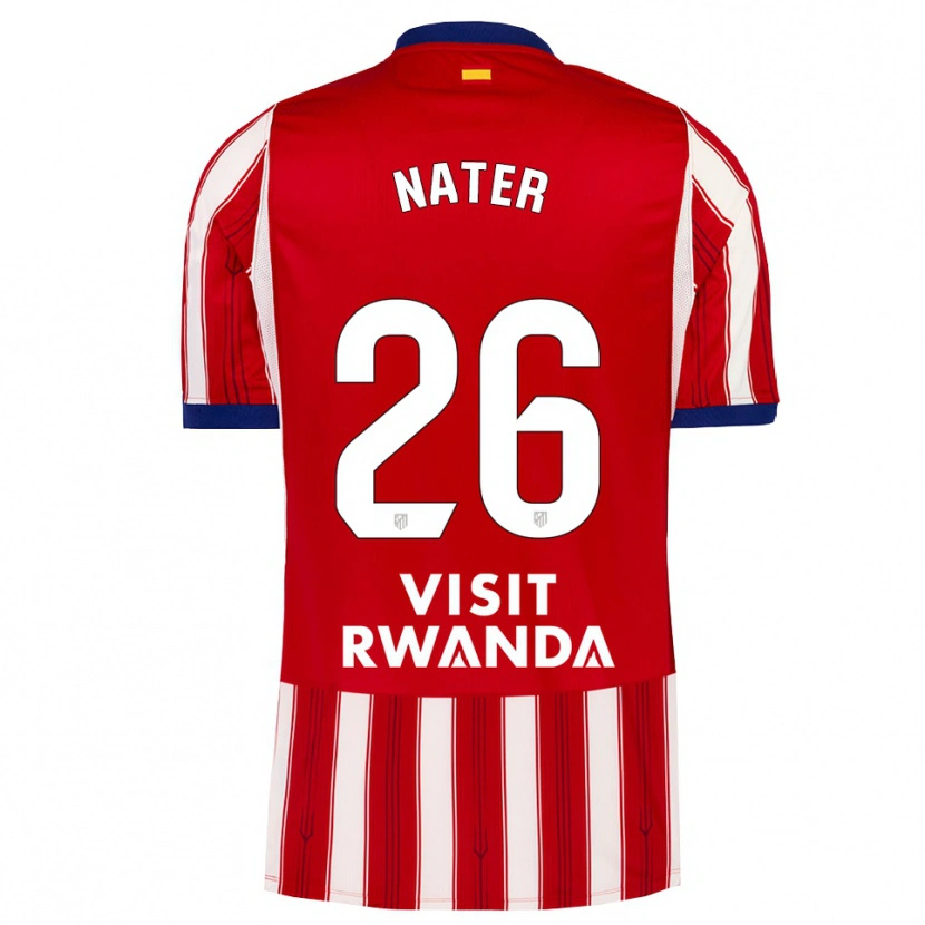 Danxen Kinderen Silvano Nater #26 Koninklijk Blauw Rood Wit Thuisshirt Thuistenue 2026/27 T-Shirt België