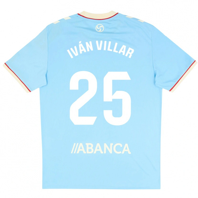 Danxen Kinderen Iván Villar #25 Hemelsblauw Wit Rood Thuisshirt Thuistenue 2026/27 T-Shirt België