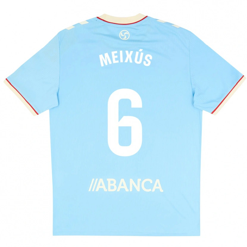 Danxen Kinderen Pablo Meixús #6 Hemelsblauw Wit Rood Thuisshirt Thuistenue 2026/27 T-Shirt België