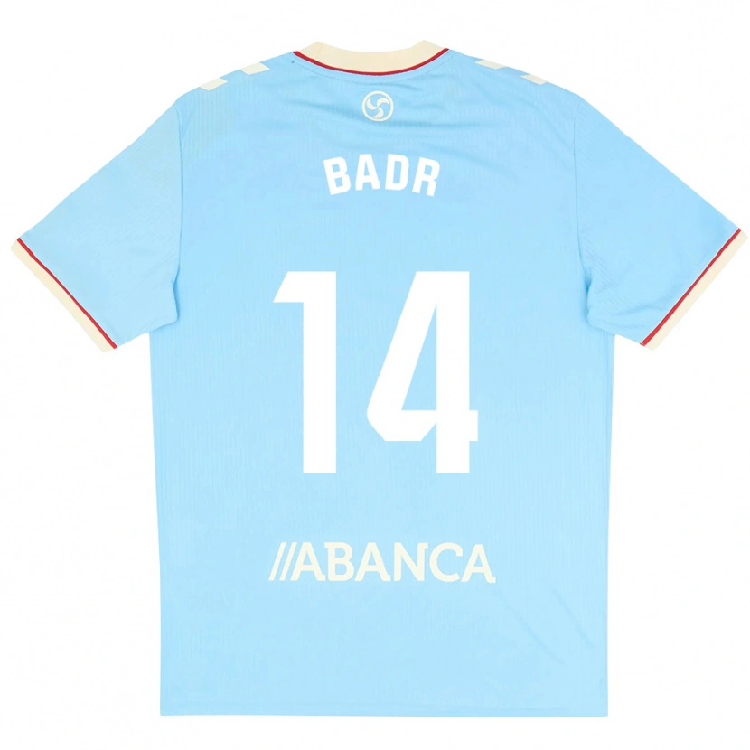 Danxen Kinderen Mahmoud Badr #14 Hemelsblauw Wit Rood Thuisshirt Thuistenue 2026/27 T-Shirt België