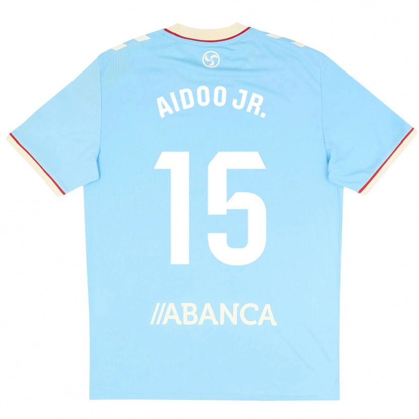 Danxen Kinderen Joseph Aidoo #15 Hemelsblauw Wit Rood Thuisshirt Thuistenue 2026/27 T-Shirt België