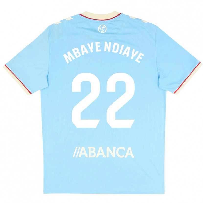 Danxen Kinderen Seyni Mbaye Ndiaye #22 Hemelsblauw Wit Rood Thuisshirt Thuistenue 2026/27 T-Shirt België