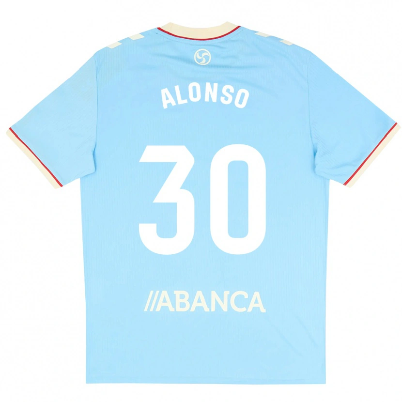 Danxen Kinderen Adriana Alonso #30 Hemelsblauw Wit Rood Thuisshirt Thuistenue 2026/27 T-Shirt België