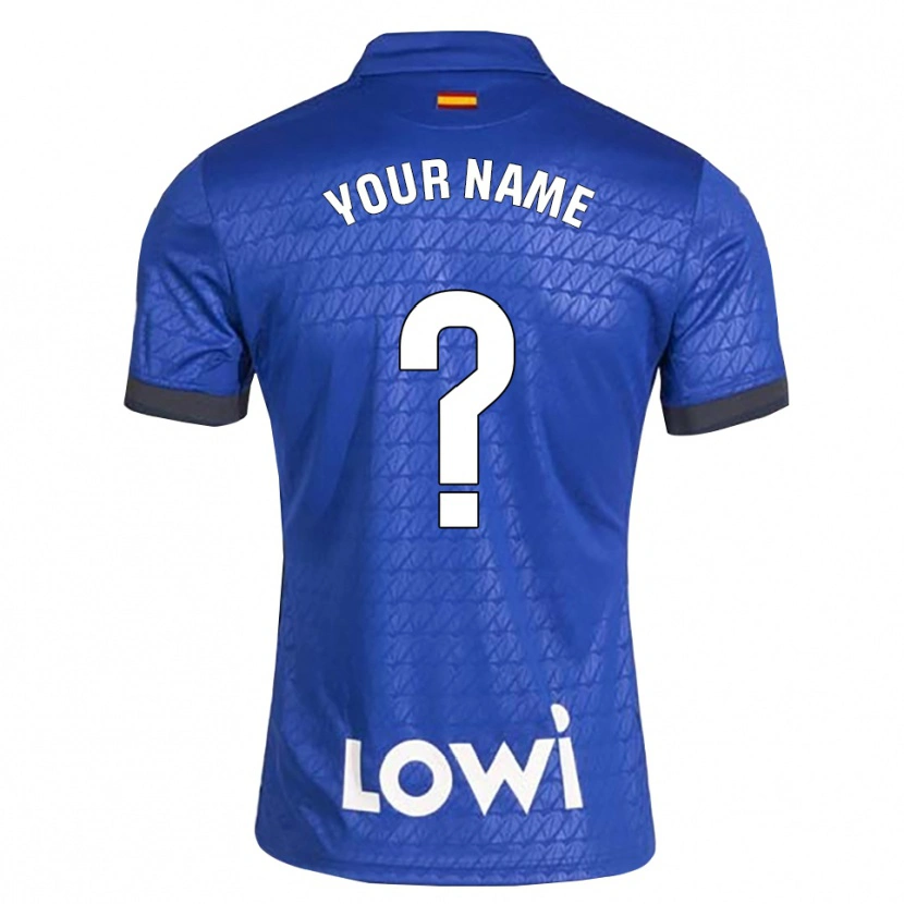 Danxen Kinderen Uw Naam #0 Blauw Wit Zwart Thuisshirt Thuistenue 2026/27 T-Shirt België