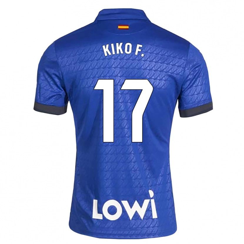Danxen Kinderen Kiko Femenía #17 Blauw Wit Zwart Thuisshirt Thuistenue 2026/27 T-Shirt België