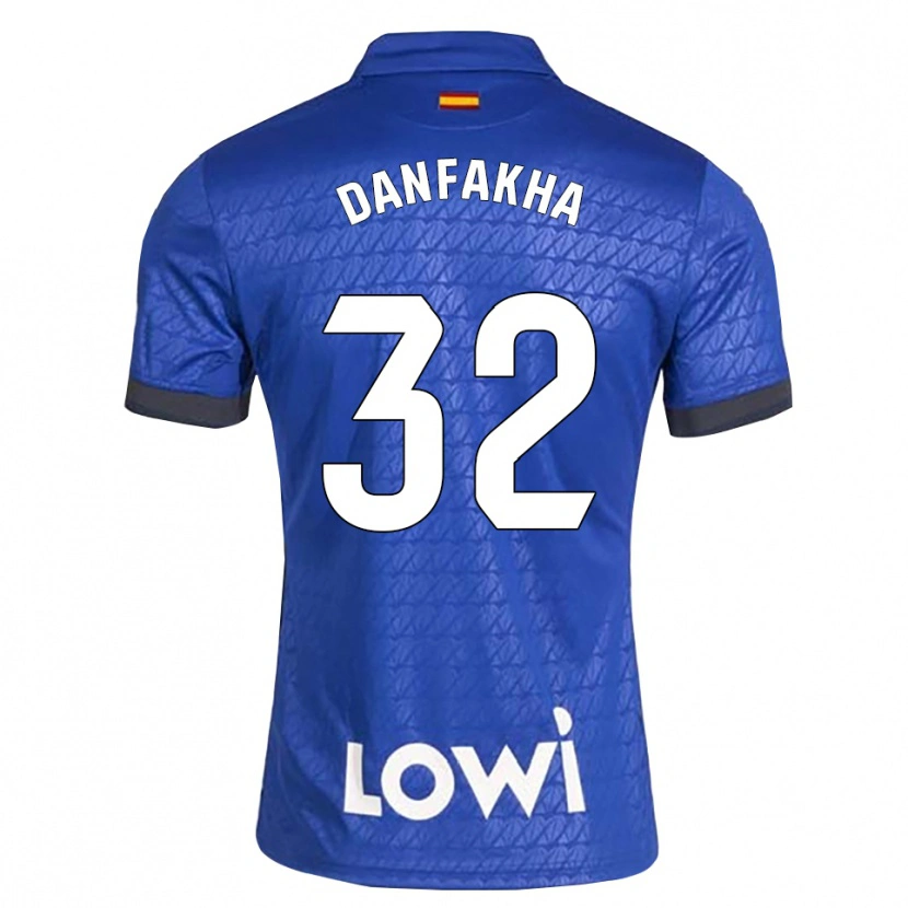 Danxen Kinderen Ibrahima Danfakha #32 Blauw Wit Zwart Thuisshirt Thuistenue 2026/27 T-Shirt België