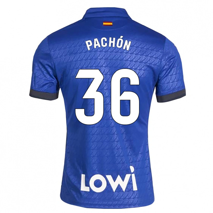 Danxen Kinderen Marcos Pachón #36 Blauw Wit Zwart Thuisshirt Thuistenue 2026/27 T-Shirt België