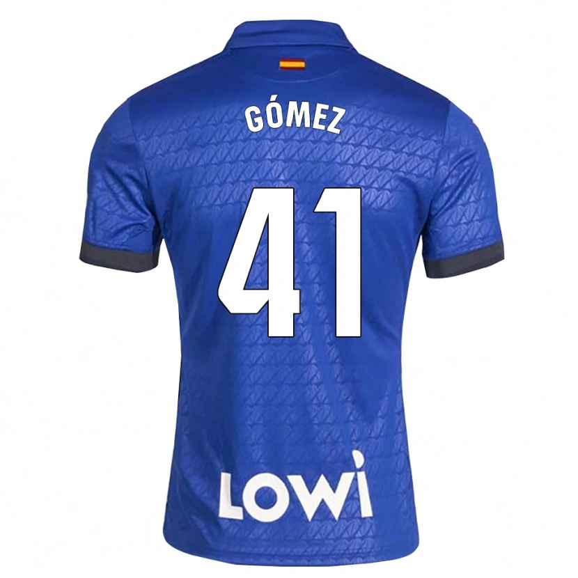 Danxen Kinderen Álvaro Gómez #41 Blauw Wit Zwart Thuisshirt Thuistenue 2026/27 T-Shirt België