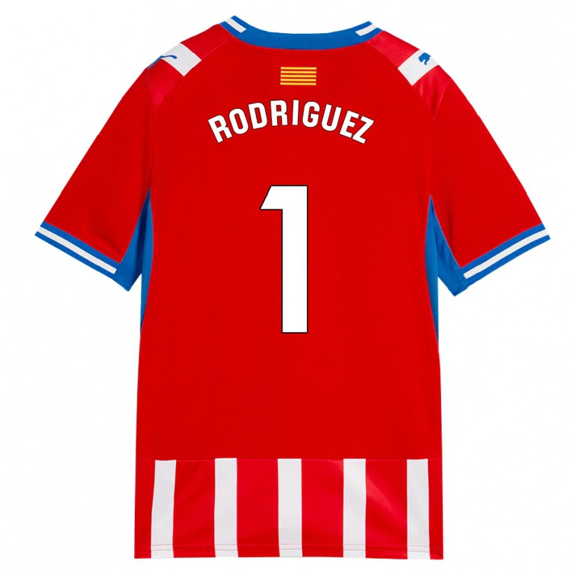 Danxen Kinderen Maria Rodríguez #1 Rood Wit Hemelsblauw Thuisshirt Thuistenue 2026/27 T-Shirt België