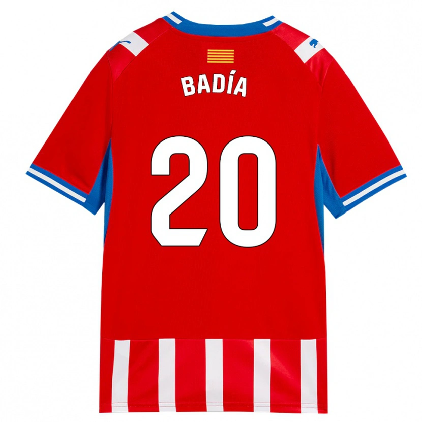 Danxen Kinderen Guillem Badia #20 Rood Wit Hemelsblauw Thuisshirt Thuistenue 2026/27 T-Shirt België