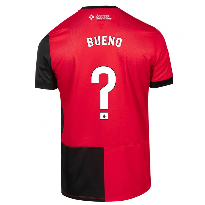 Danxen Kinderen Antonio Bueno #0 Zwart Rood Wit Thuisshirt Thuistenue 2026/27 T-Shirt België