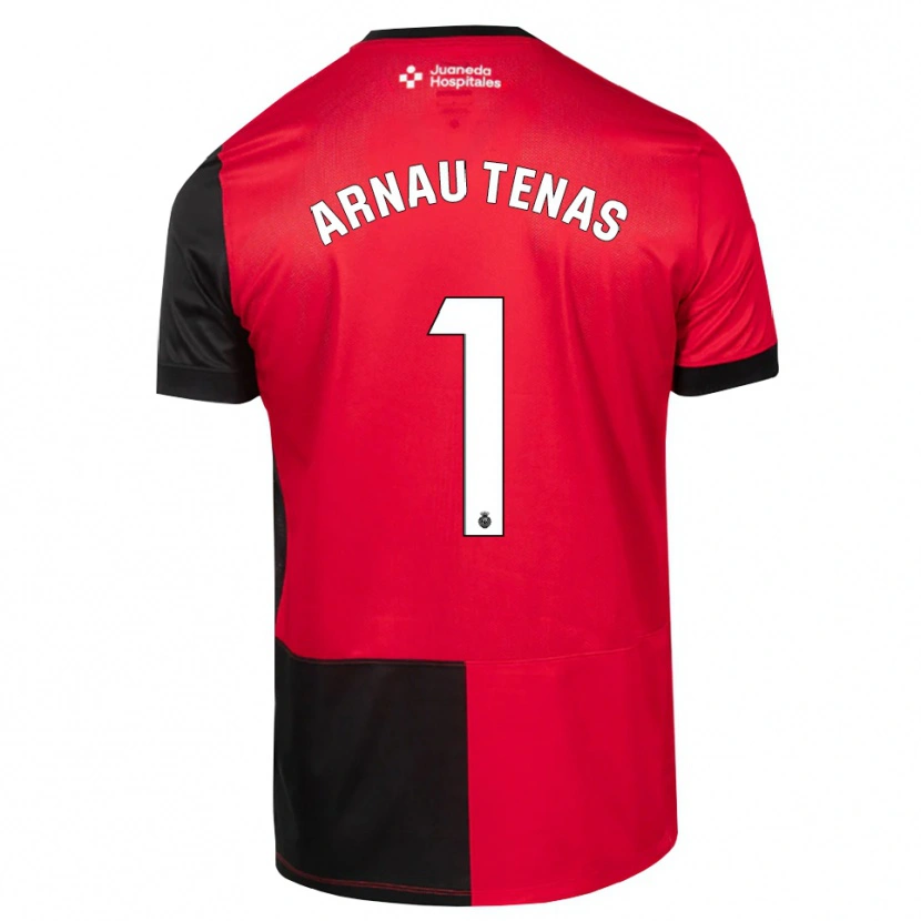 Danxen Kinderen Arnau Tenas #1 Zwart Rood Wit Thuisshirt Thuistenue 2026/27 T-Shirt België