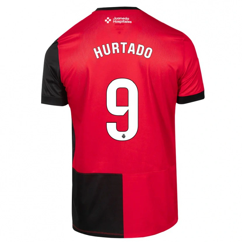 Danxen Kinderen Wilber Hurtado #9 Zwart Rood Wit Thuisshirt Thuistenue 2026/27 T-Shirt België
