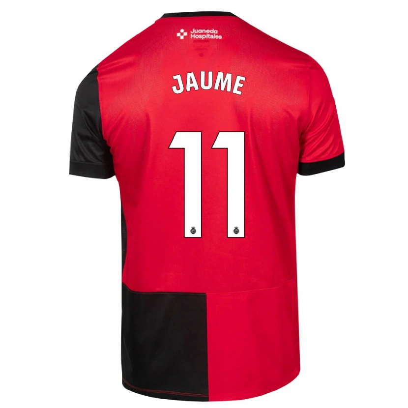Danxen Kinderen Miquel Jaume #11 Zwart Rood Wit Thuisshirt Thuistenue 2026/27 T-Shirt België