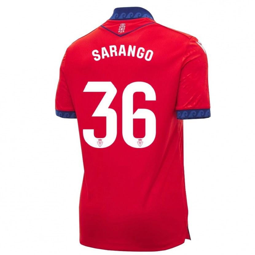 Danxen Kinderen Kepa Sarango #36 Rood Marineblauw Wit Thuisshirt Thuistenue 2026/27 T-Shirt België