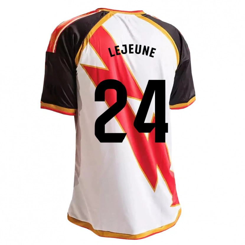 Danxen Kinderen Florian Lejeune #24 Zwart Rood Wit Goud Thuisshirt Thuistenue 2026/27 T-Shirt België