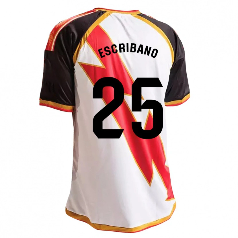 Danxen Kinderen Francisco Escribano #25 Zwart Rood Wit Goud Thuisshirt Thuistenue 2026/27 T-Shirt België