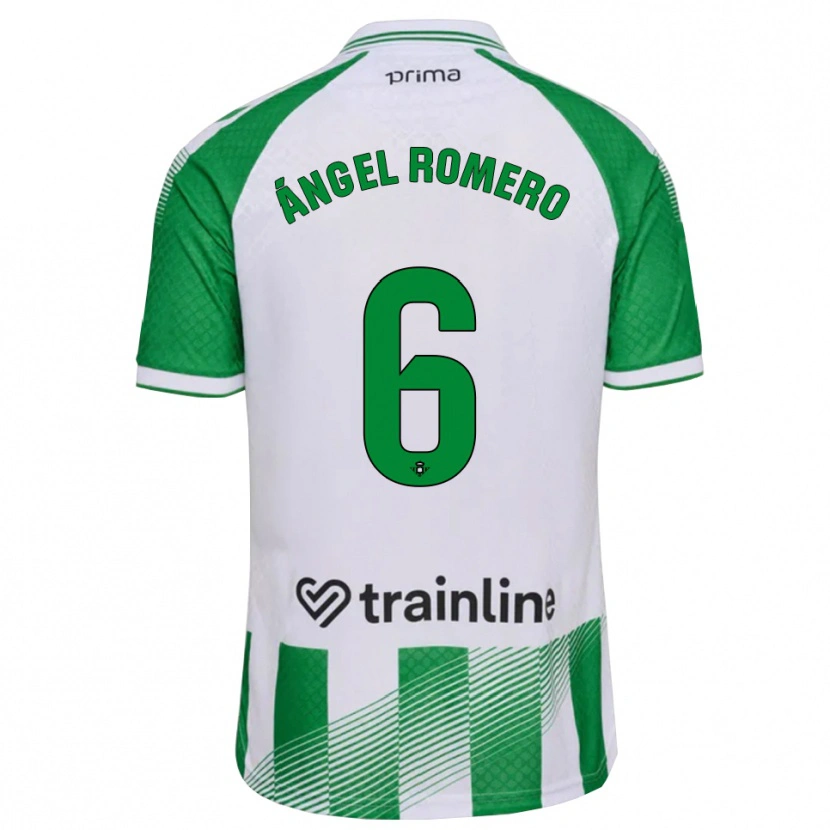 Danxen Kinderen Miguel Romero #6 Lichtgroen Zwart Wit Thuisshirt Thuistenue 2026/27 T-Shirt België