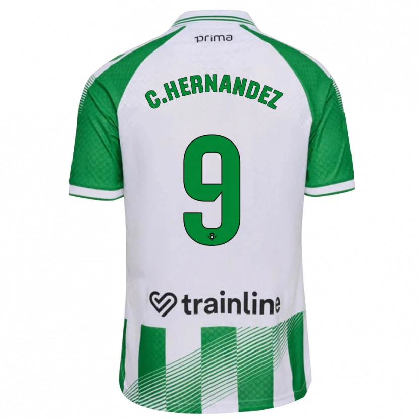 Danxen Kinderen Cucho Hernández #9 Lichtgroen Zwart Wit Thuisshirt Thuistenue 2026/27 T-Shirt België