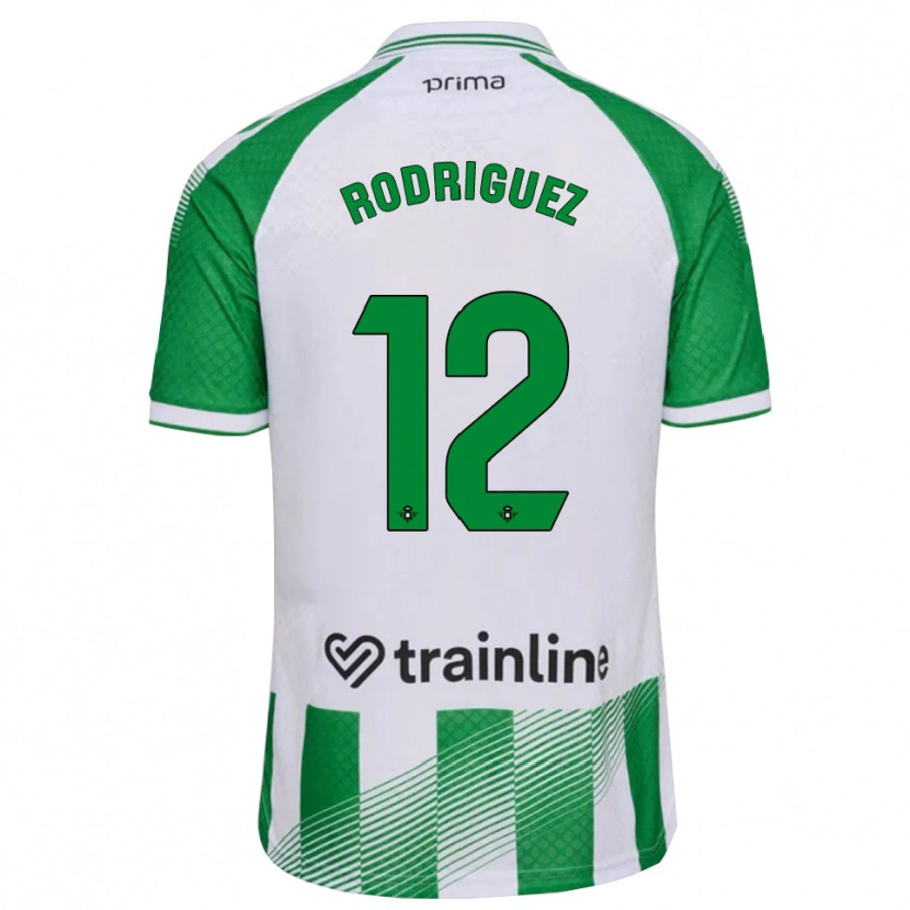 Danxen Kinderen Ricardo Rodríguez #12 Lichtgroen Zwart Wit Thuisshirt Thuistenue 2026/27 T-Shirt België