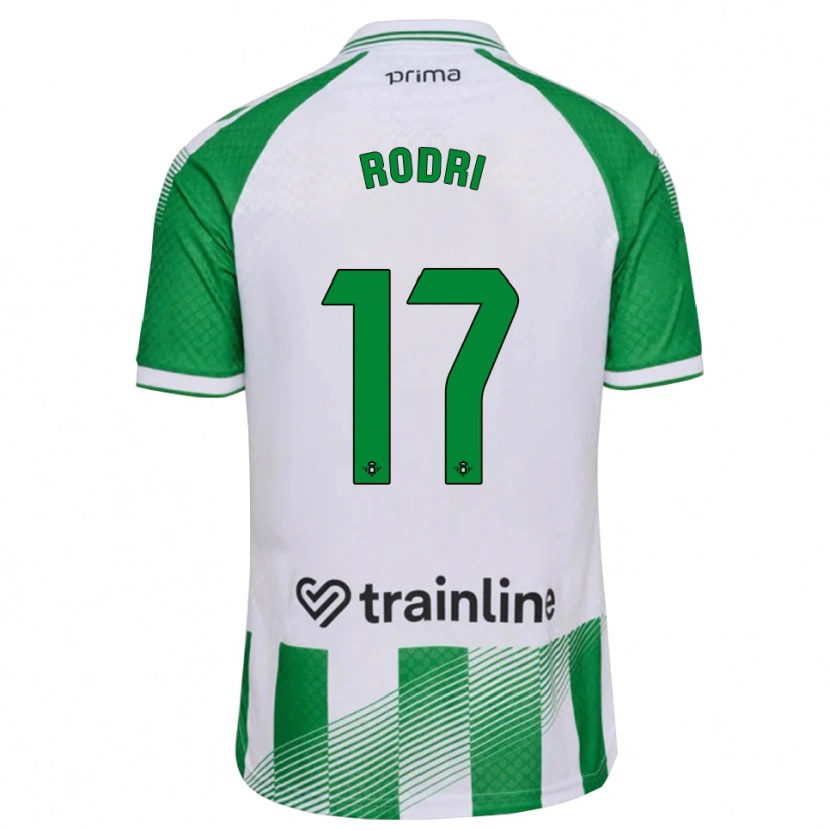 Danxen Kinderen Rodri Sanchez #17 Lichtgroen Zwart Wit Thuisshirt Thuistenue 2026/27 T-Shirt België