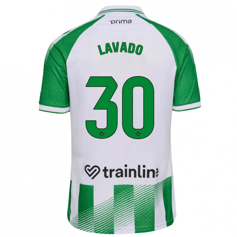 Danxen Kinderen Víctor Lavado #30 Lichtgroen Zwart Wit Thuisshirt Thuistenue 2026/27 T-Shirt België